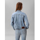 manteau femme  calvin klein w ls classic trucker coastal l