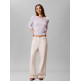 maillot femme  calvin klein w logo outline ls top