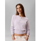 maillot femme  calvin klein w logo outline ls top