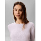 maillot femme  calvin klein w logo outline ls top