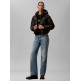manteau femme  calvin klein w lw short logo puffer jacket