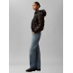 manteau femme  calvin klein w lw short logo puffer jacket