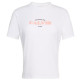 t-shirt femme  calvin klein w ss classic resort calvin log