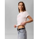 t-shirt femme  calvin klein w ss classic resort calvin log