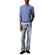 sweat-shirt homme calvin klein m ls 350terry eu whsl badge cr