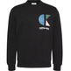 sweat-shirt homme  calvin klein m ls eu 350terry ck bauhaus lo