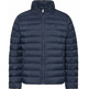 cazadora homme  calvin klein m ls nylon lt wt hooded  fz pu