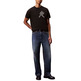 t-shirt homme  calvin klein m ss 30s eu ck bh word stack g