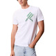 t-shirt homme  calvin klein m ss 30s eu ck bh word stack g