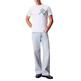 t-shirt homme  calvin klein m ss 30s eu ck bh word stack g