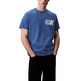 t-shirt homme calvin klein m ss 20s ck sport logo graphic