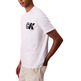t-shirt homme  calvin klein m ss 20s ck sport logo graphic