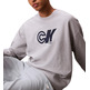 sweat-shirt homme calvin klein m premium terry ck sport graph