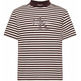 t-shirt homme calvin klein m ss 20s stripe maillot singelog