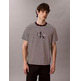 t-shirt homme calvin klein m ss 20s stripe maillot singelog