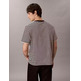 t-shirt homme calvin klein m ss 20s stripe maillot singelog