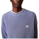 maillot homme  calvin klein m ls ez cotton waffle crwnk sw