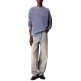 maillot homme  calvin klein m ls ez cotton waffle crwnk sw