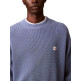 maillot homme  calvin klein m ls ez cotton waffle crwnk sw