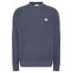 maillot homme  calvin klein m ls ez cotton waffle crwnk sw