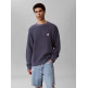 maillot homme  calvin klein m ls ez cotton waffle crwnk sw
