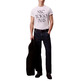 t-shirt homme  calvin klein m ss 20s tc flagship city grap