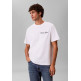 t-shirt homme  calvin klein m 20s march graphic seasonal f