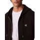 sweat-shirt homme  calvin klein m ls eu 350terry mnogrm fz hoo