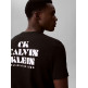 t-shirt homme  calvin klein m ss 30s eu ck resort graphic