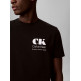 t-shirt homme  calvin klein m ss 30s eu ck resort graphic