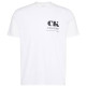 t-shirt homme  calvin klein m ss 30s eu ck resort graphic
