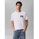 t-shirt homme  calvin klein m ss 30s eu ck resort graphic