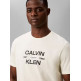 t-shirt homme  calvin klein m ss 30s eu calvinklein stack