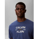 t-shirt homme  calvin klein m ss 30s eu calvinklein stack