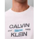 t-shirt homme  calvin klein m ss 30s eu calvinklein stack