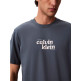 t-shirt homme  calvin klein m ss 20s calvinklein trvl font