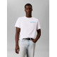 t-shirt homme  calvin klein m ss 20s calvin disc stack gra
