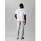 t-shirt homme  calvin klein m ss 20s calvin disc stack gra