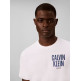 t-shirt homme  calvin klein ss 30s eu block font calvin bc