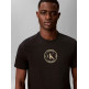 t-shirt homme  calvin klein ss 30s eu crest graphic tee