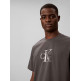 t-shirt homme  calvin klein ss 20s ez distressd mnlgo grap