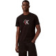 t-shirt homme  calvin klein m ss 30s whsl ckj 2tone ck gra