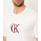 t-shirt homme  calvin klein m ss 30s whsl ckj 2tone ck gra