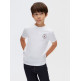 t-shirt garçon  calvin klein b ck small chest circle ss t-s
