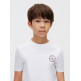 t-shirt garçon  calvin klein b ck small chest circle ss t-s