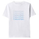 t-shirt garçon  calvin klein b stacked logo ss t-shirt