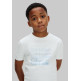 t-shirt garçon  calvin klein b stacked logo ss t-shirt
