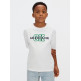 t-shirt garçon  calvin klein b varsity logo ss t-shirt