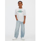 t-shirt garçon  calvin klein b varsity logo ss t-shirt