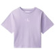 t-shirt fille  calvin klein g ck logo boxy t-shirt ss
